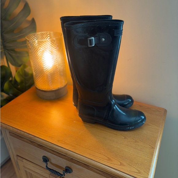 Black Rain Boots - Picture 2 of 3